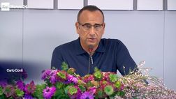 Sanremo, Conti in sala stampa: “L’anno scorso vi siete organizzati”. Poi le scuse ai giornalisti
