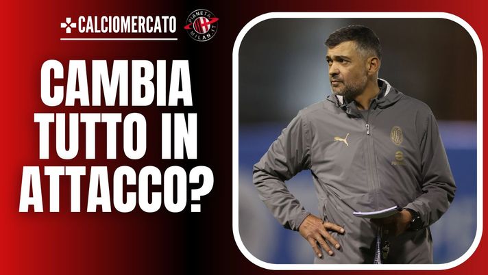 Sergio Conceicao AC Milan allenamento Milan Riyadh Calciomercato