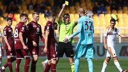 La moviola di Lecce-Torino 0-2: partita spigolosa, Sacchi va in netta difficoltà