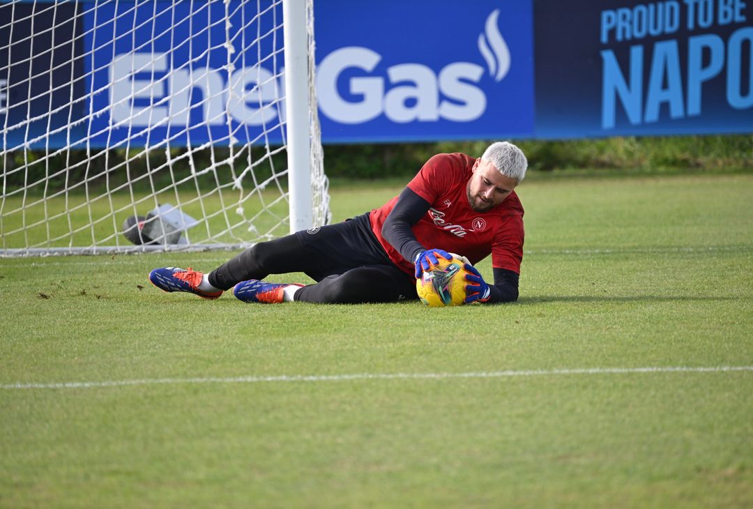 Allenamento a Castel Volturno senza i nazionali