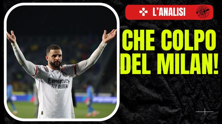 Kyle Walker AC Milan Empoli-Milan 0-2 Serie A 2024-2025