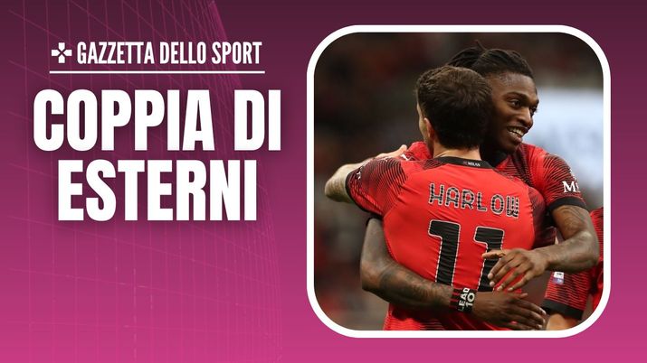 Christian Pulisic e Rafael Leao (attaccanti AC Milan) hanno iniziato benissimo la loro stagione | Milan News (Getty Images) Rafael Leao, attaccante del Milan