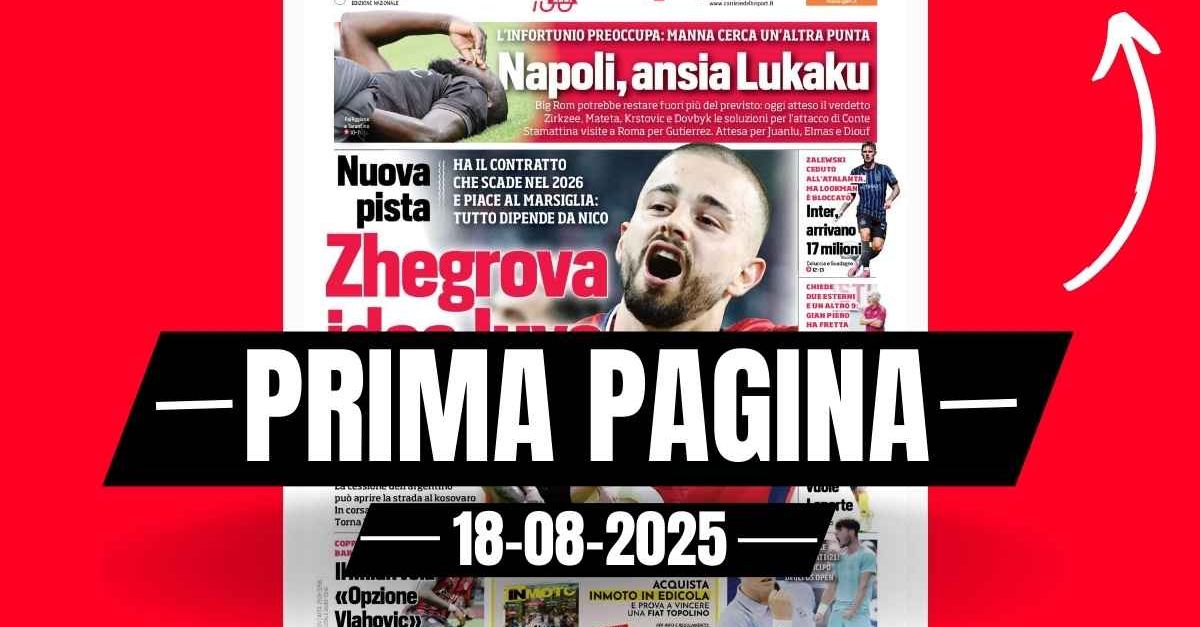 Prima pagina Corriere dello Sport: “Milan, opzione Vlahovic”