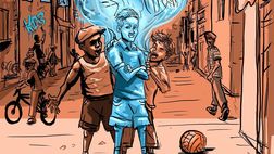 De Bruyne, il belga versione “scugnizzo”: l’immagine tra i vicoli di Napoli – LA FOTO