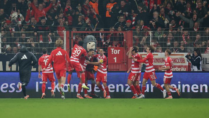 L'esultanza di Doekhi nel match contro il Bayern Monaco. (Photo by Maja Hitij/Getty Images) Bayern Monaco-Mainz diretta tv live e formazioni: dove vederla, streaming gratis - immagine 1