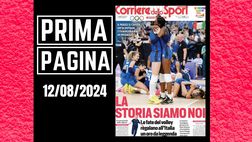 Prima pagina Corriere dello Sport: “Italia, oro olimpico nel volley femminile”
