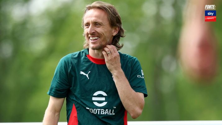 Clamoroso: Modrić si allena con il gruppo. A disposizione per Genoa-Milan