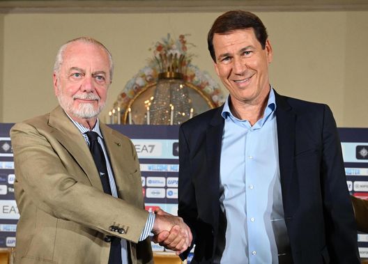 Napoli Rudi Garcia De Laurentiis (getty images) Napoli Rudi Garcia De Laurentiis