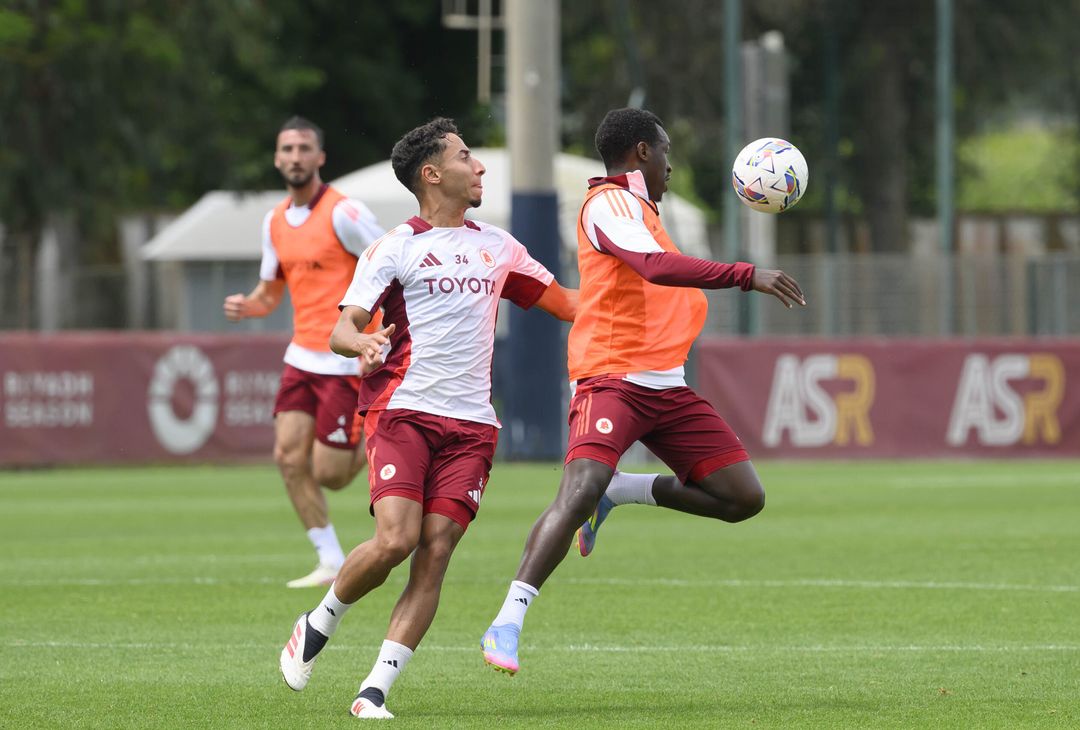 Trigoria, l’allenamento a tre giorni dalla gara con il Torino – FOTO GALLERY - immagine 25