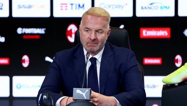 Igli Tare AC Milan conferenza stampa Casa Milan