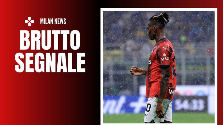 Milan, Leao stizzito durante il derby. E Stramaccioni solleva dei dubbi … - immagine 1