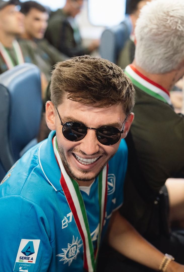 La festa scudetto a bordo dell'aliscafo