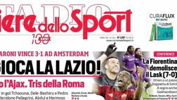 PRIMA PAGINA CORRIERE DELLO SPORT OGGI: “Juve il ritorno”