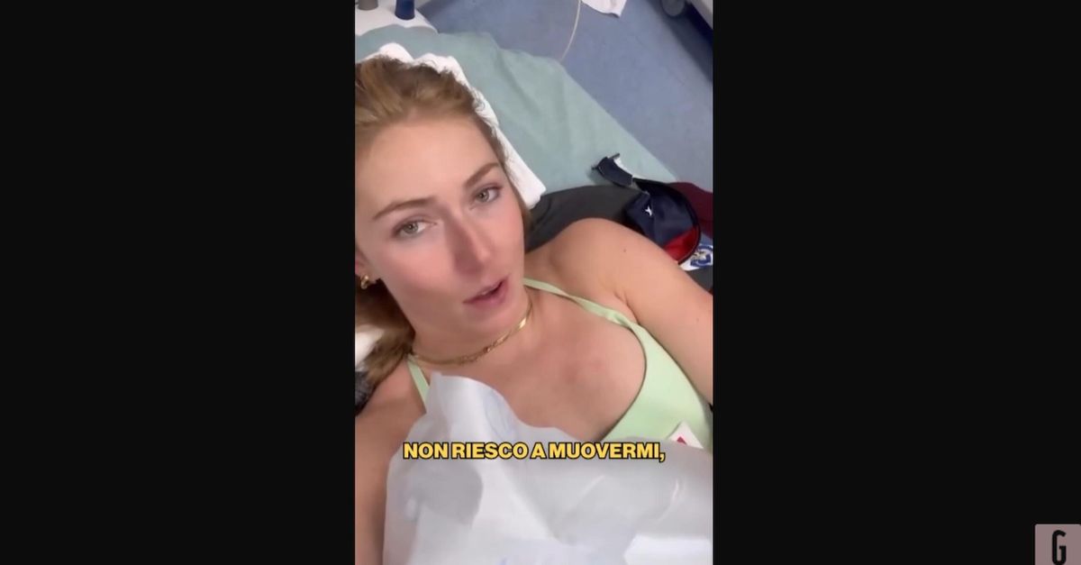 VIDEO / Shiffrin, dall’ospedale: “Non riesco a muovermi, ma non c’è da preoccuparsi”