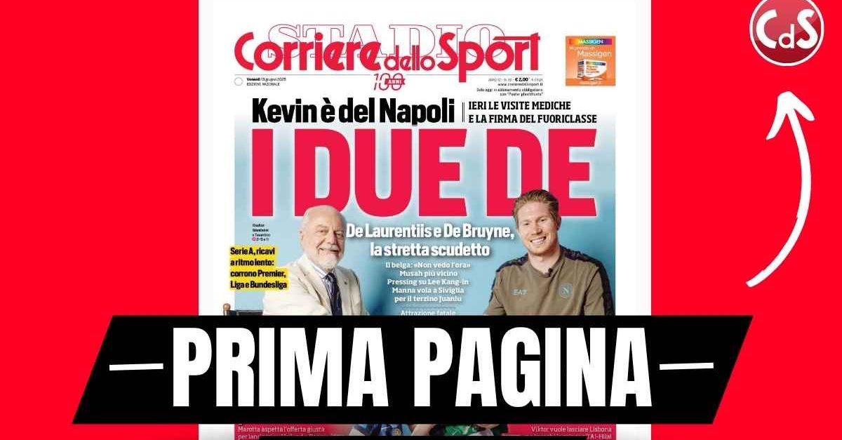 prima pagina corriere dello sport milan 5 colpi per allegri