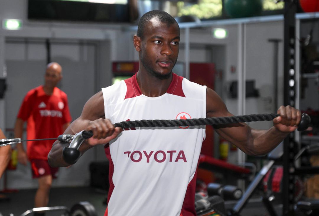Roma, lavoro sul campo e in palestra a Trigoria – FOTO GALLERY - immagine 22