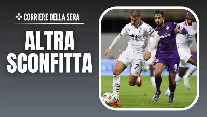 Álvaro Morata AC Milan Fiorentina-Milan 2-1 Serie A 2024-2025