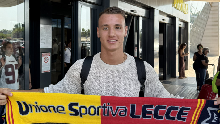Lecce, Camarda è arrivato in Salento! Domani le visite mediche e poi la firma - immagine 1