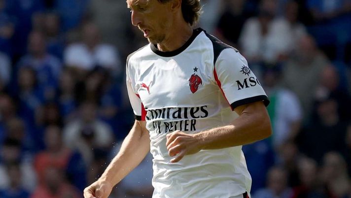 Luka Modric AC Milan amichevole Chelsea-Milan 4-1
