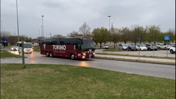 Video – L’arrivo alla Dacia Arena del pullman del Torino