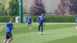 VIDEO FCIN1908 / Rifinitura Inter pre Barcellona: Thuram in gruppo, le immagini