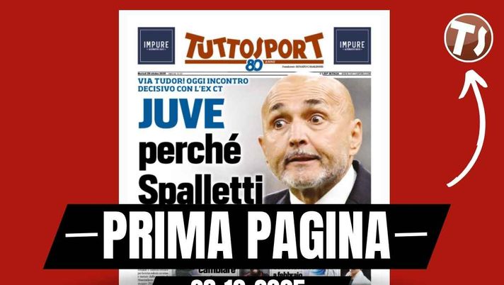 Prima pagina Tuttosport, Leao on fire. Allegri lo spinge: 'Può arrivare a 20 gol'