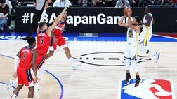 La tripla di Curry ”commentata” da Zampa. L’ex telecronista risponde: ”Che onore”