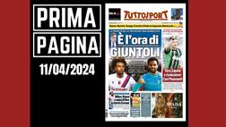 Prima pagina Tuttosport: Milan-Roma e sogni di Dea