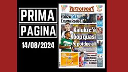 Prima pagina Tuttosport: “Olé Morata, il ‘Berlusconi’ va al Milan”