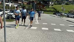 Auronzo, day 11 | Lazio, Cataldi e Dele-Bashiru a lavoro intorno al lago – VIDEO