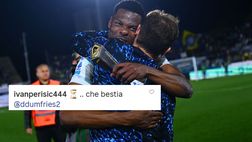 Como-Inter, Dumfries migliore in campo. Perisic lo tagga e fa il conto alla rovescia