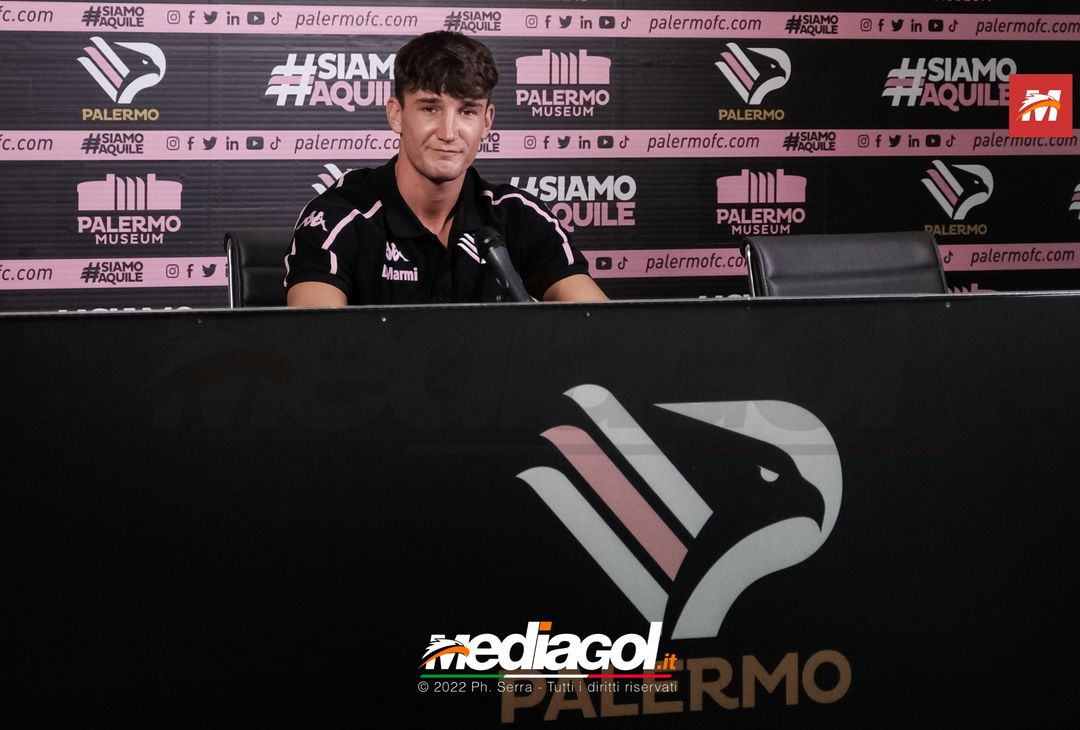 FOTO RITIRO PALERMO, la conferenza stampa di Samuele Damiani (Gallery) - immagine 10