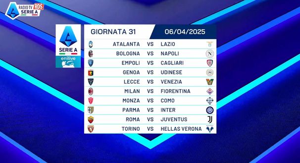 Serie A 24-25, il calendario completo: da Inter-Milan alla Juve, tutte le giornate - immagine 9