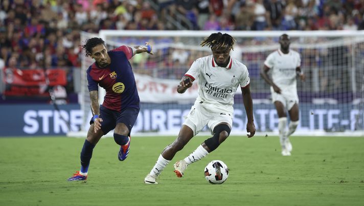 Samuel Chukwueze AC Milan amichevole Barcellona-Milan 5-6 dcr Soccer Champions Tour 2024 USA