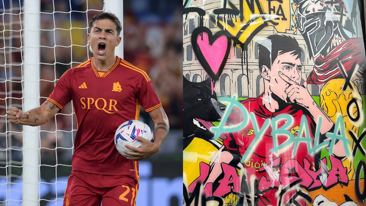 Dybala, il nuovo quadro regalato da un fan a tema Roma e Argentina Dybala, il nuovo quadro regalato da un fan a tema Roma e Argentina - immagine 1