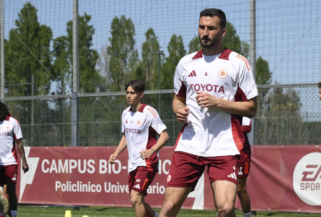 Trigoria, l’allenamento in vista di Inter-Roma – FOTO GALLERY - immagine 8