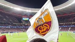 Atletico Madrid-Lazio, al Wanda sventola anche la bandiera della Roma – FOTO