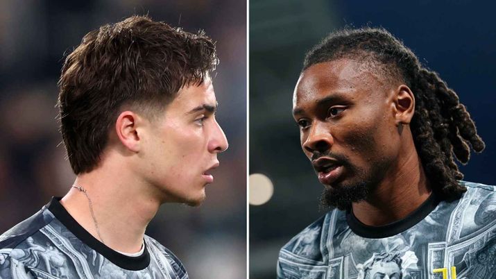 Kephren Thuram e Kenan Yildiz, giocatori Juventus