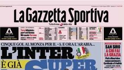 LA PRIMA PAGINA DELLA GAZZETTA DELLO SPORT: “Rrahmani salva il Napoli tra i veleni”