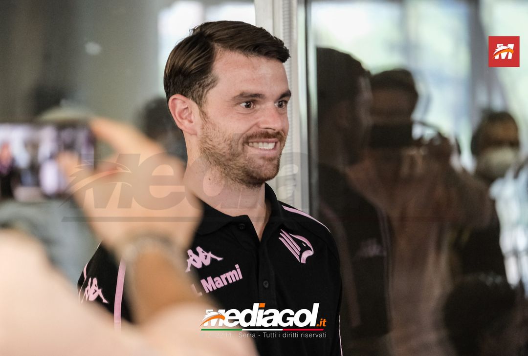 FOTO RITIRO PALERMO, Matteo Brunori in conferenza stampa (Gallery) - immagine 4