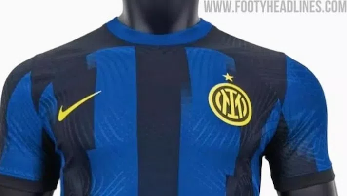 Inter, la maglia da casa e trasferta del 23-24: strisce irregolari e banda trasversale – FOTO- immagine 2