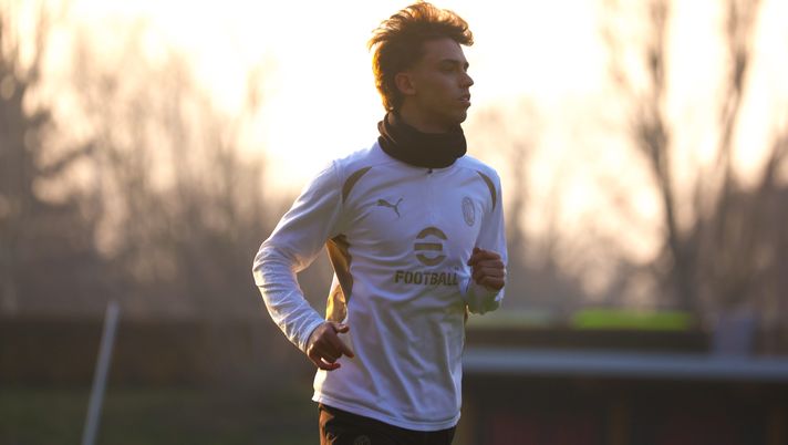 Joao Felix AC Milan allenamento Milanello