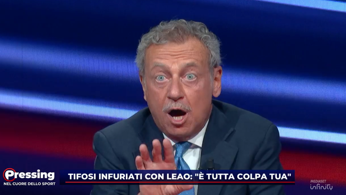 Leao, scontro Trevisani-Sabatini: “Sta imparando? Errori clamorosi”. Poi le frecciate su Allegri - immagine 1