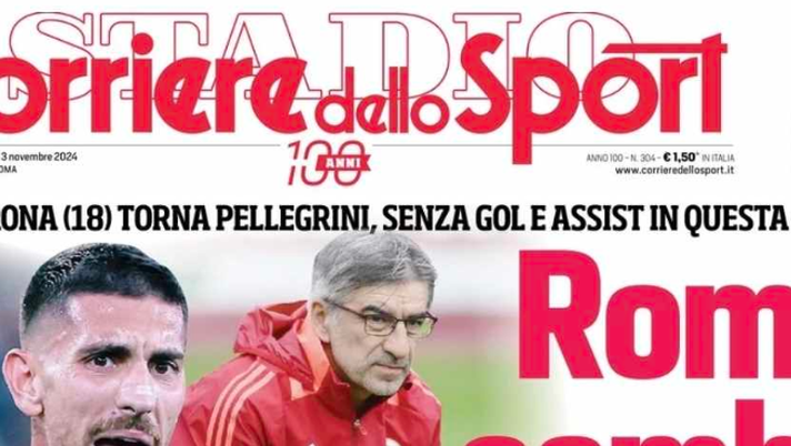 PRIMA PAGINA CORRIERE DELLO SPORT OGGI: “Juve, Motta continua. Scatto Milan, furia Nesta” - immagine 1