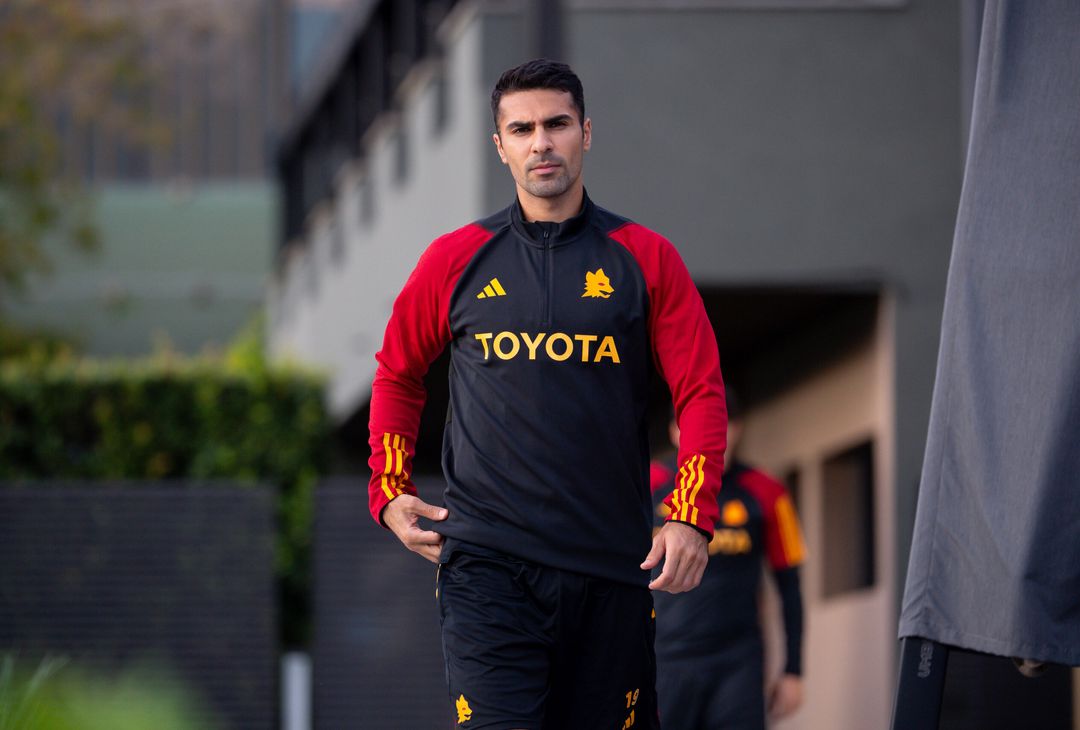 Roma, l’allenamento dopo il successo con il Lecce: nel mirino lo Slavia – FOTOGALLERY - immagine 16