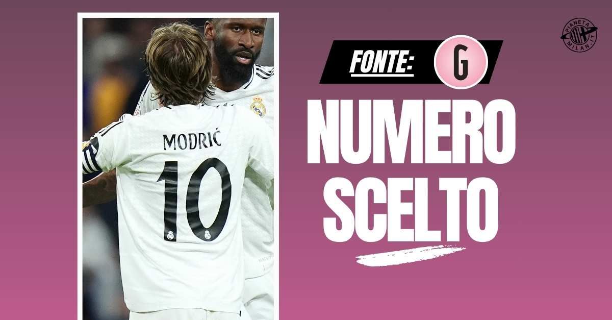 milan modric in arrivo ha gi224 scelto il numero di maglia