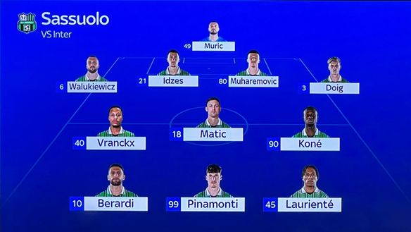 Sky – Inter-Sassuolo, Chivu ha scelto: ecco la formazione definitiva- immagine 3
