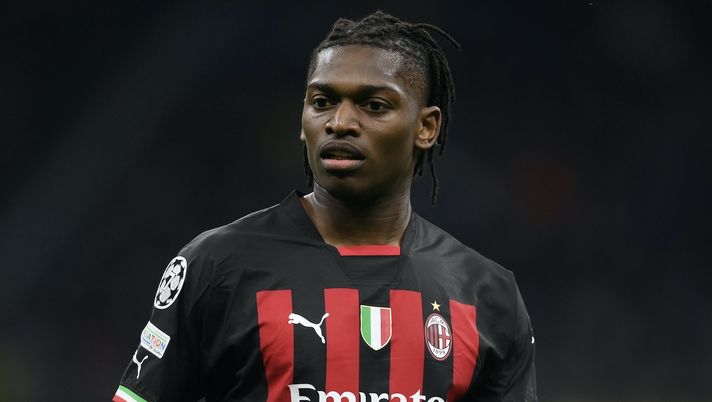 Rafael Leao (attaccante AC Milan), qui durante il derby Inter-Milan 1-0 (Champions League 2022-2023) | News (Getty Images) Rafael Leao AC Milan derby Inter-Milan 1-0 Champions League 2022-2023