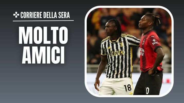 Moise Kean (attaccante Fiorentina) ha parlato anche di Rafael Leao (attaccante AC Milan) nella sua intervista al 'Corriere della Sera' | Milan News (Getty Images) Kean Rafael Leao AC Milan intervista CorSera