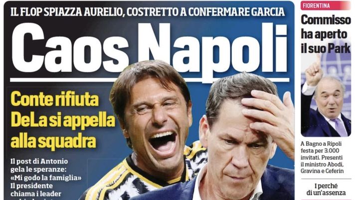 IL NAPOLI SUI MEDIA – Le prime pagine dei giornali di oggi 12 ottobre 2023 - immagine 1